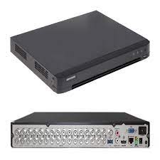Dvr turbo 32 canales, distingue rostros y vehiculos con inteligencia artificial, resolucion axima 4 MP lite, compatible con tecnologias TVI, AHD, CVI, salida HDMI, VGA, BNC, 2 slot para disco duro ( no incluido), Marca Hikvision