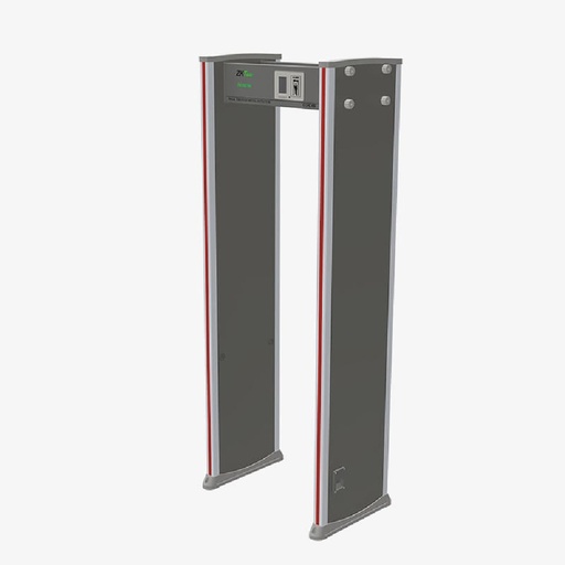 Arco detector de metales de 18 zonas marca ZKTeco modelo ZK-D2180