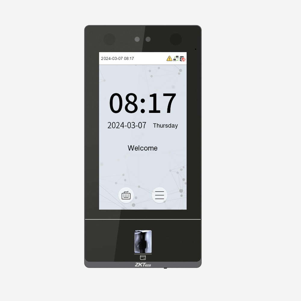 Terminal de Control de Acceso y Control de Tiempo y Asistencia modelo SenseFace 7A marca ZKTeco