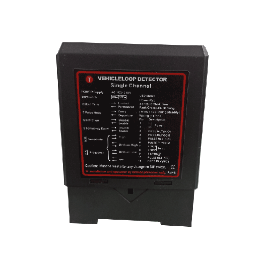 Loop Magnético 110V/AC para Detección Vehícular de 1 Zona WEJOIN WJDG102