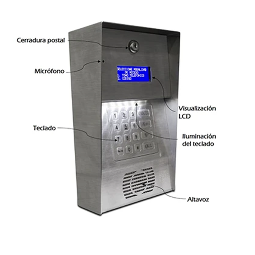 [Gtbilt-01] Teleentry de acceso telefónico marca Gtbilt 