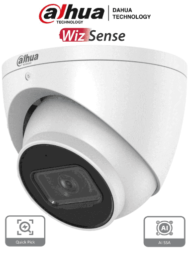 [DH-IPC-HFW3441EN-AS] Cámara IP tipo Bullet 4 Megapixeles, lente 2.8mm con IR 50 metros marca Dahua
