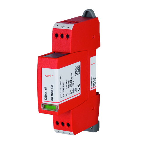 [DEHN-3] Supresor de Picos de corriente Tipo 3, bipolar para equipo final, 120v, 60Hz, AC, y 150v DC, Señal FM, DEHN-953209