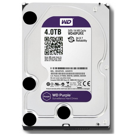 [WD40PURZ] Disco duro 4TB Purple marca Western Digital